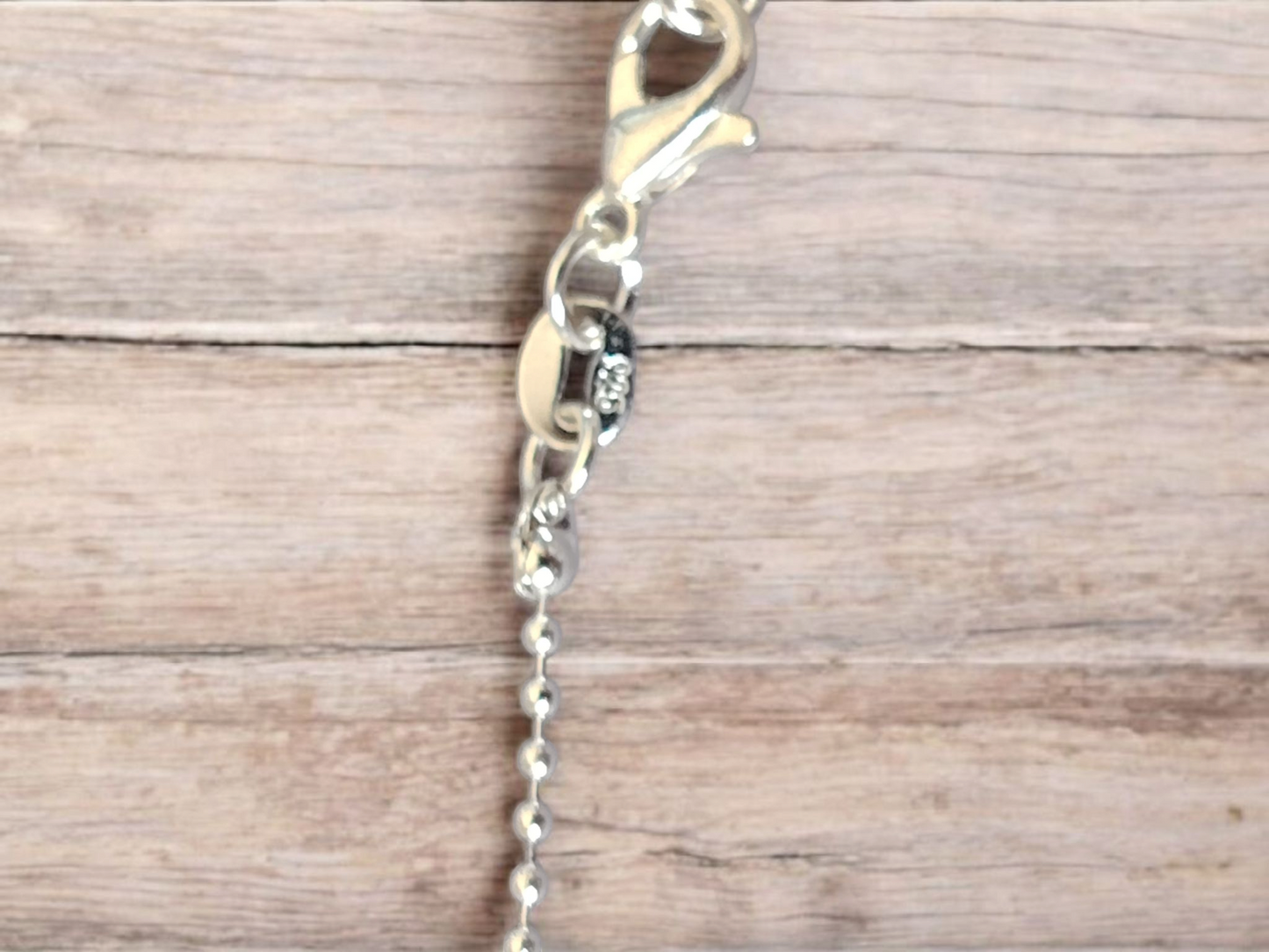 Bracelet mini perles d'argent