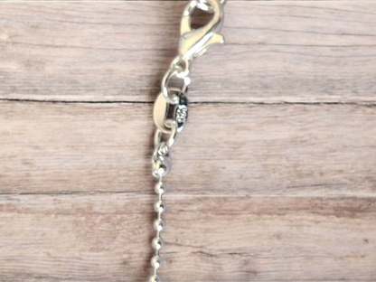 Bracelet mini perles d'argent