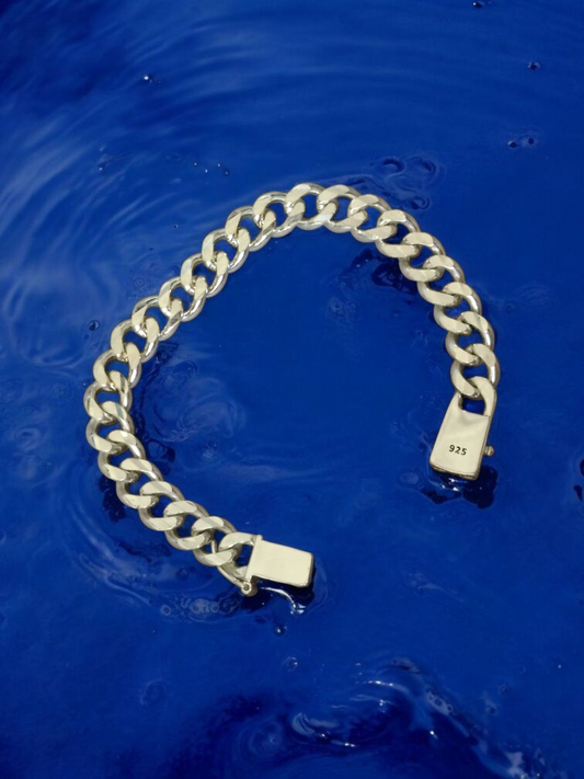 Bracelet gros maillons cubains