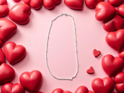 Chaine petit maillons entrelacés